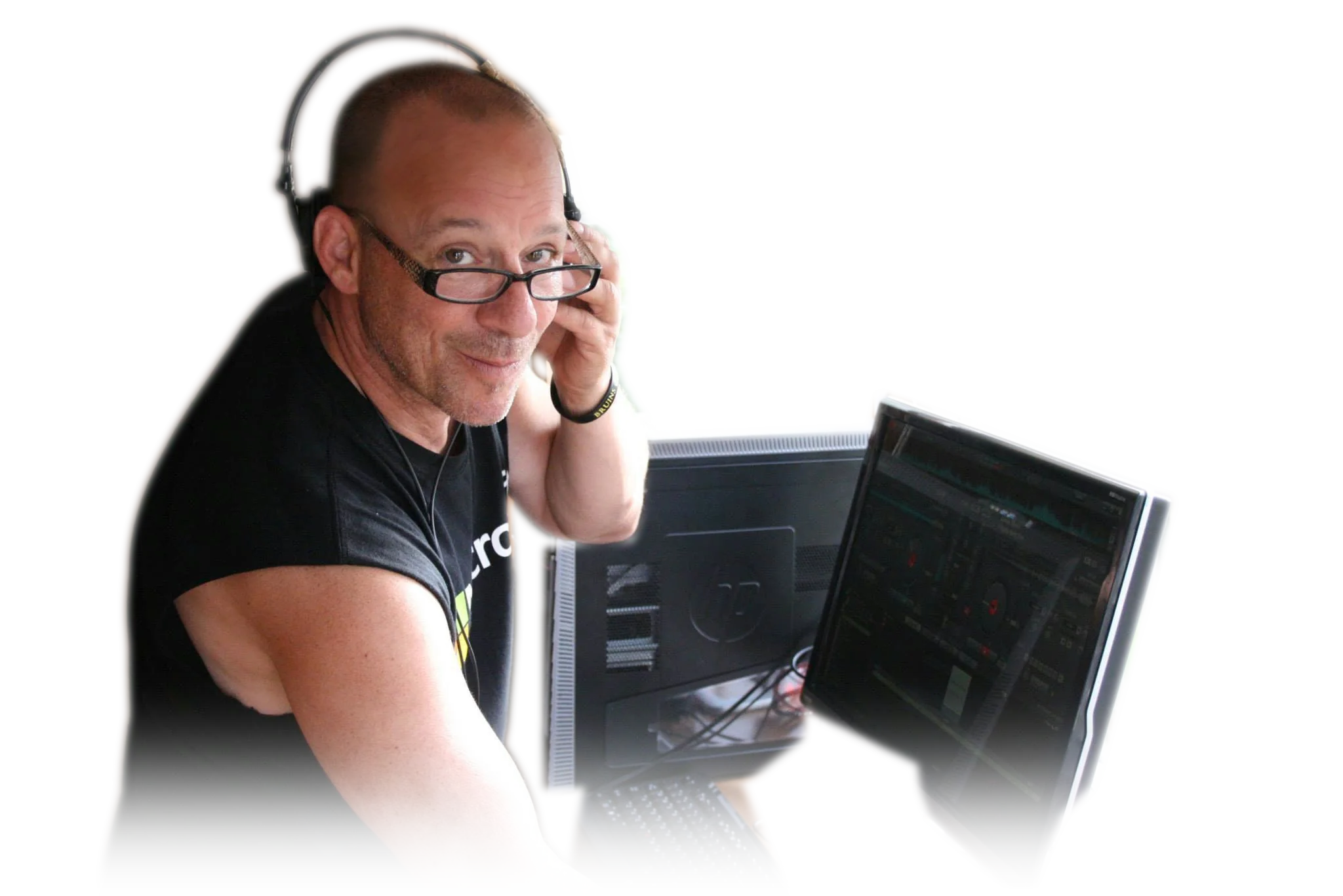 DJ Zapp at the decks
